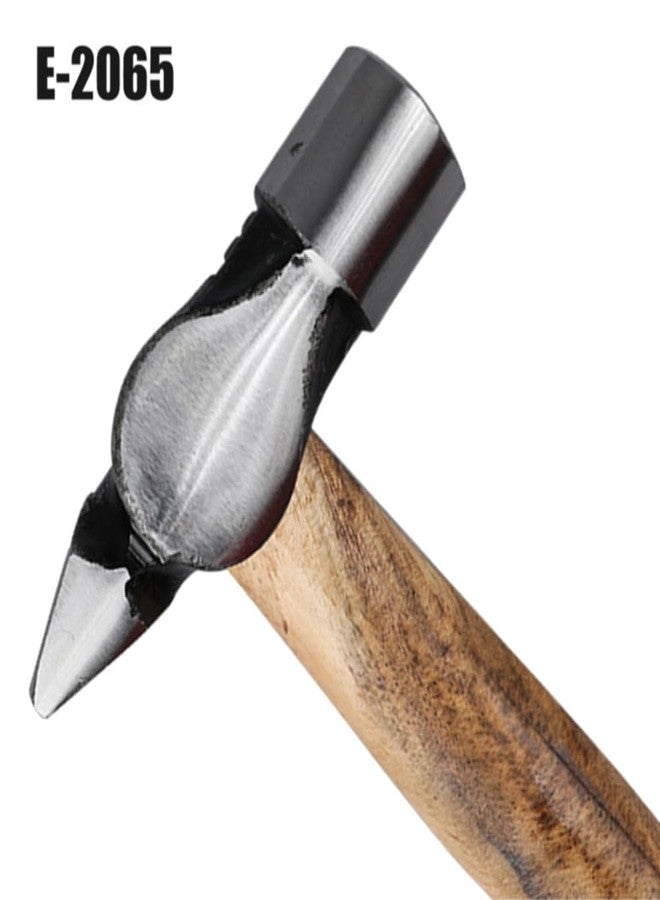 Eastman American Type/Cross Pen Hammers with Seasoned Wood Handle Fitting For Home Industrial & Professional Use, Drop Forged Steel 300 Gms Brown And Gray (E-2065) - Image 5